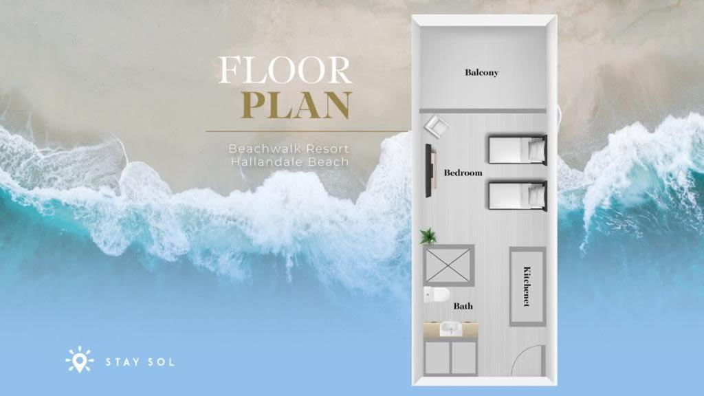 Upper Studio With Balcony,Pool And Gym, Near Beach Hallandale Beach Kültér fotó